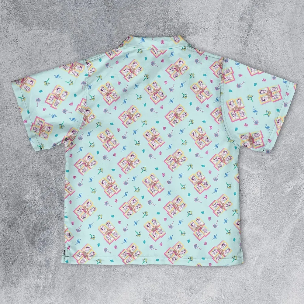 Golden Girls Patterned Youth Hawaiian Shirt - 2