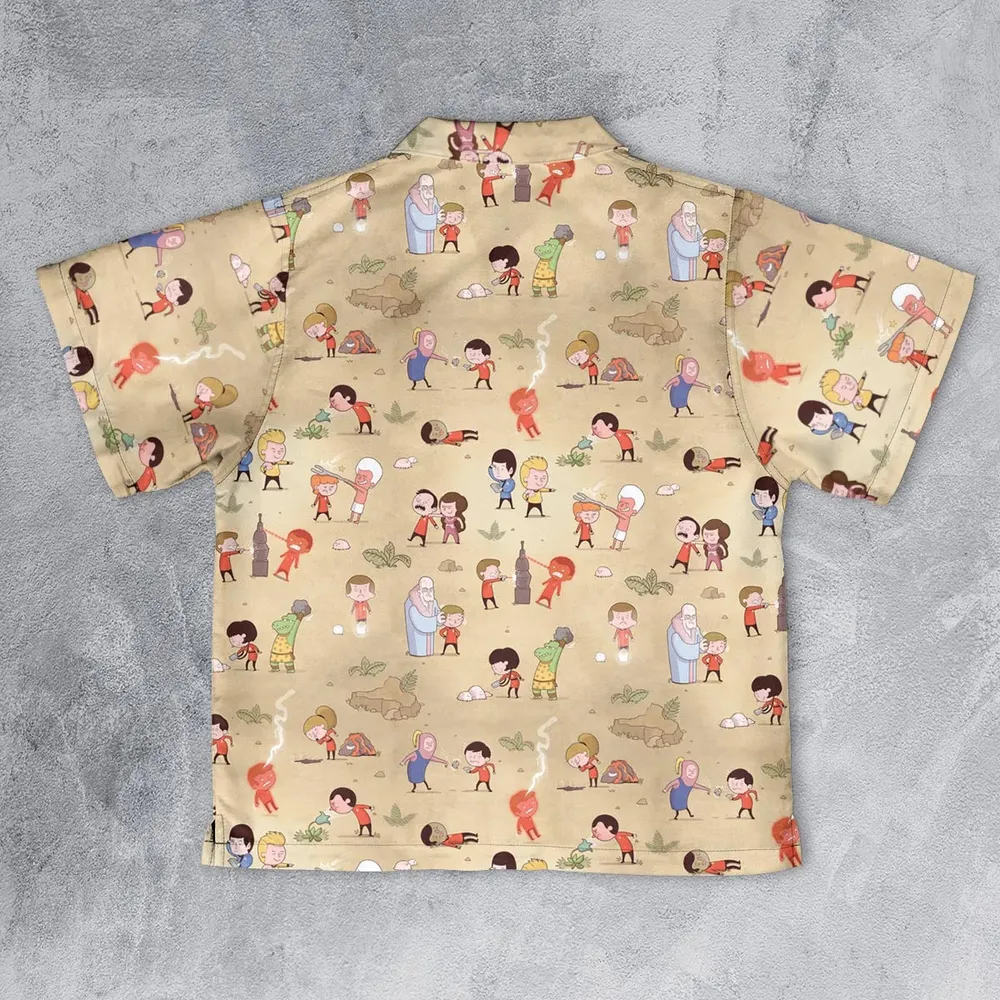 Pyramid America Star Trek Characters Youth Hawaiian Shirt - 2