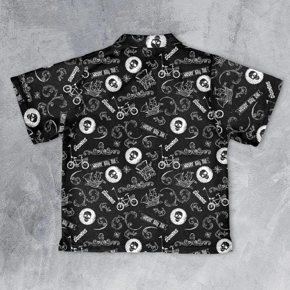 Never Say Die The Goonies Pattern Youth Hawaiian Shirt - 2