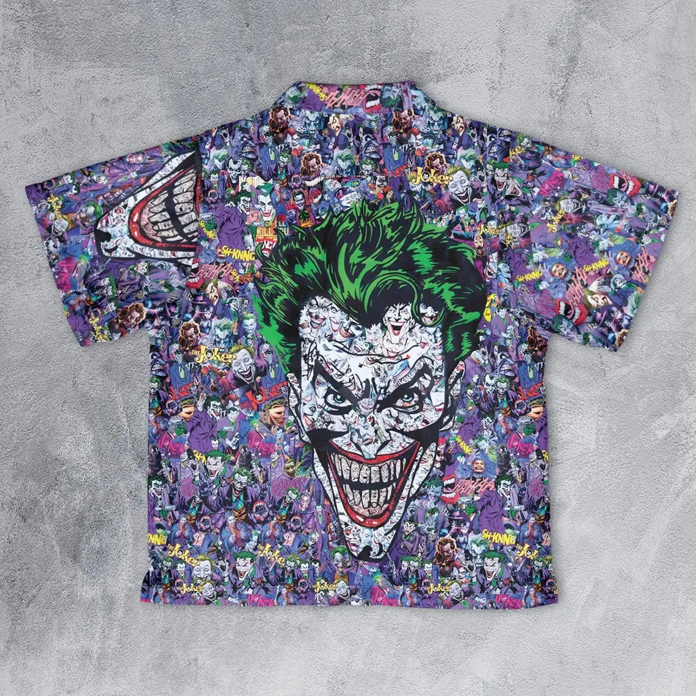 Joker The Most Favourite Characters Pattern Youth Hawaiian Shirt - 2