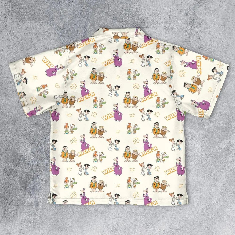 Rock'n The Flintstones Youth Hawaiian Shirt - 2