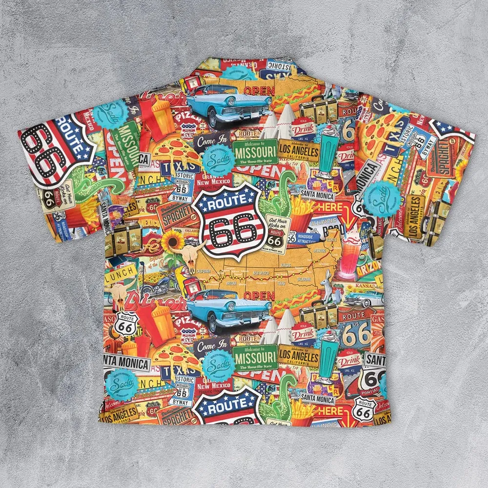 Main State of America Youth Hawaiian Shirt - 2