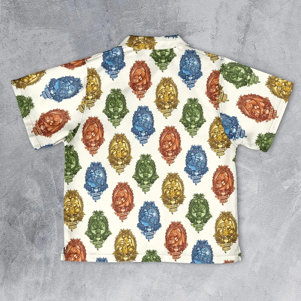 Water Grass Electric Fire I Choose Pattern Youth Hawaiian Shirt - 2