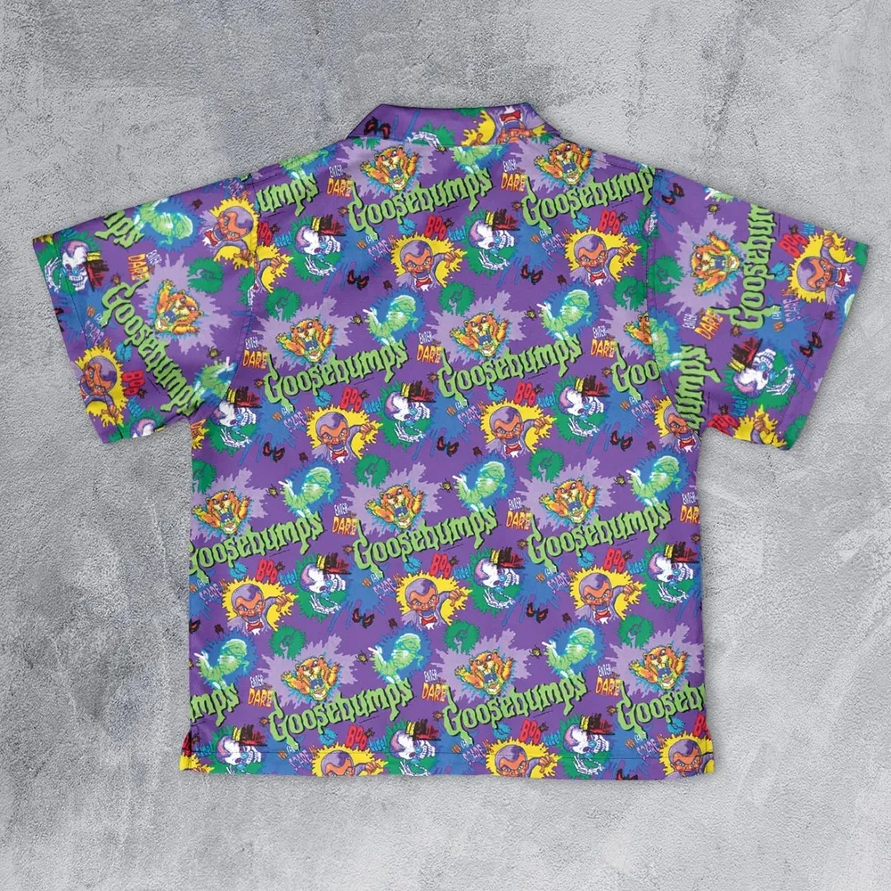 You Can't Scare Me Goosebumps Youth Hawaiian Shirt - 2