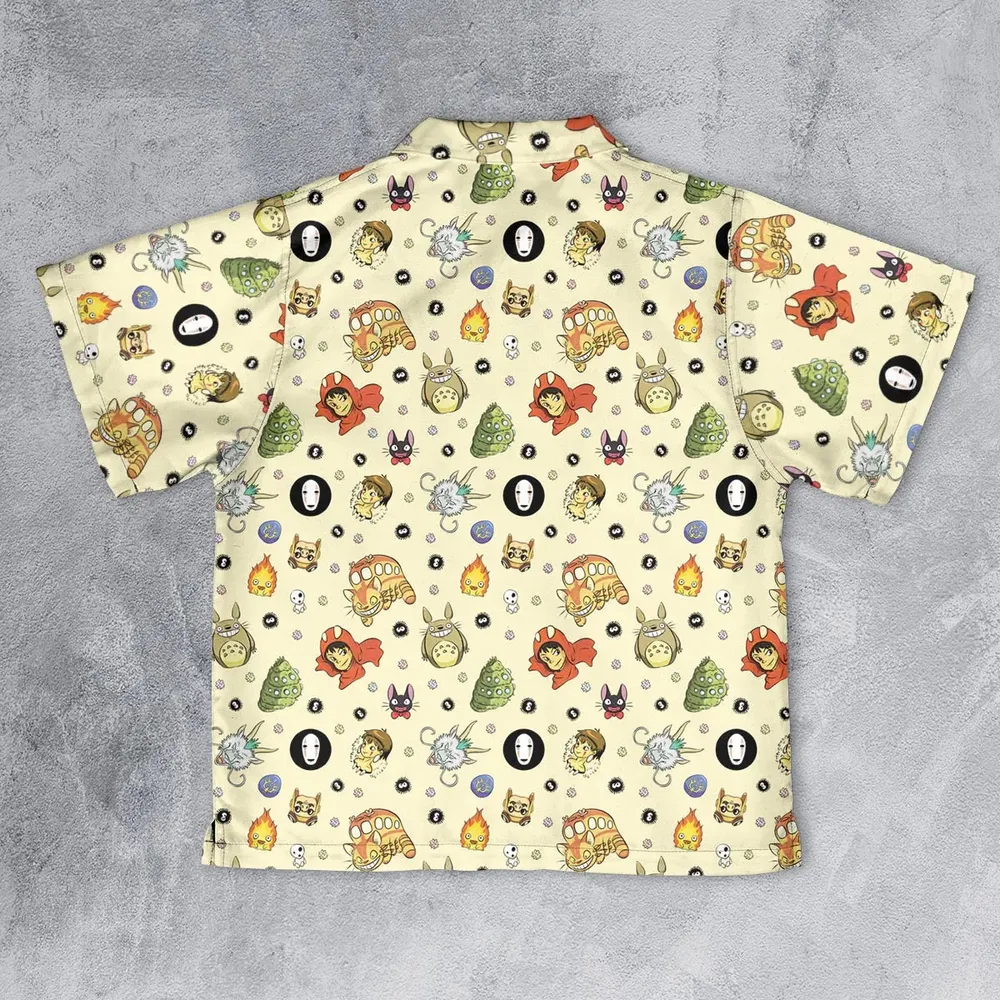 Ghiblipalooza Ghibli Themed Youth Hawaiian Shirt - 2