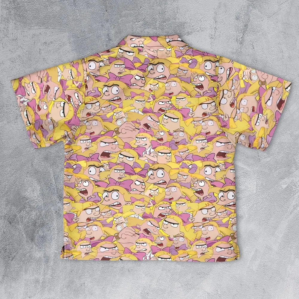 Helga G. Pataki Hey Arnold Youth Hawaiian Shirt - 2
