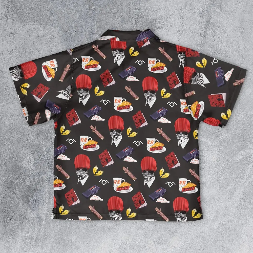 Twin Peaks Pattern Youth Hawaiian Shirt - 2