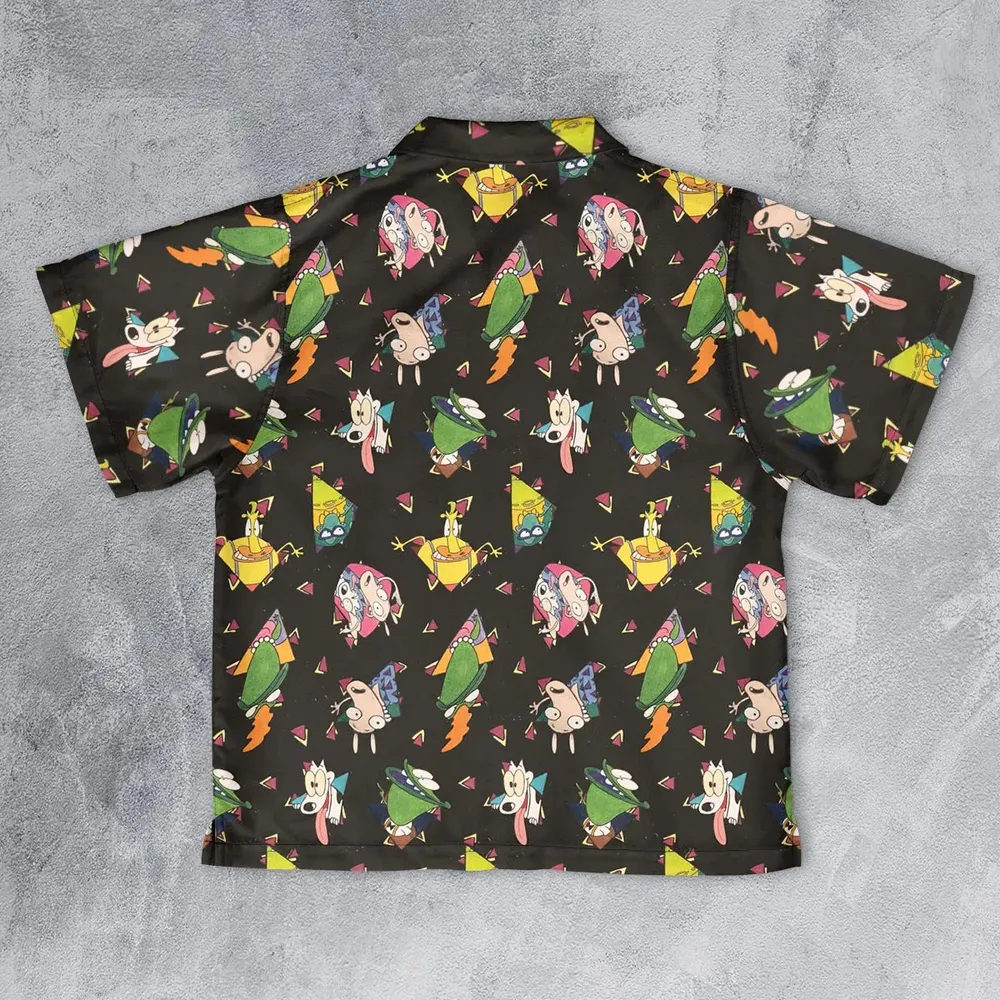 Rocko's Modern Life Pattern Youth Hawaiian Shirt - 2