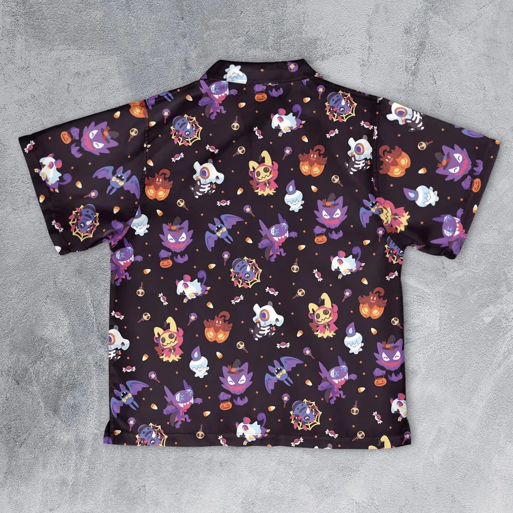 Trick or Treat Poke'ween Pokemon Youth Hawaiian Shirt - 2