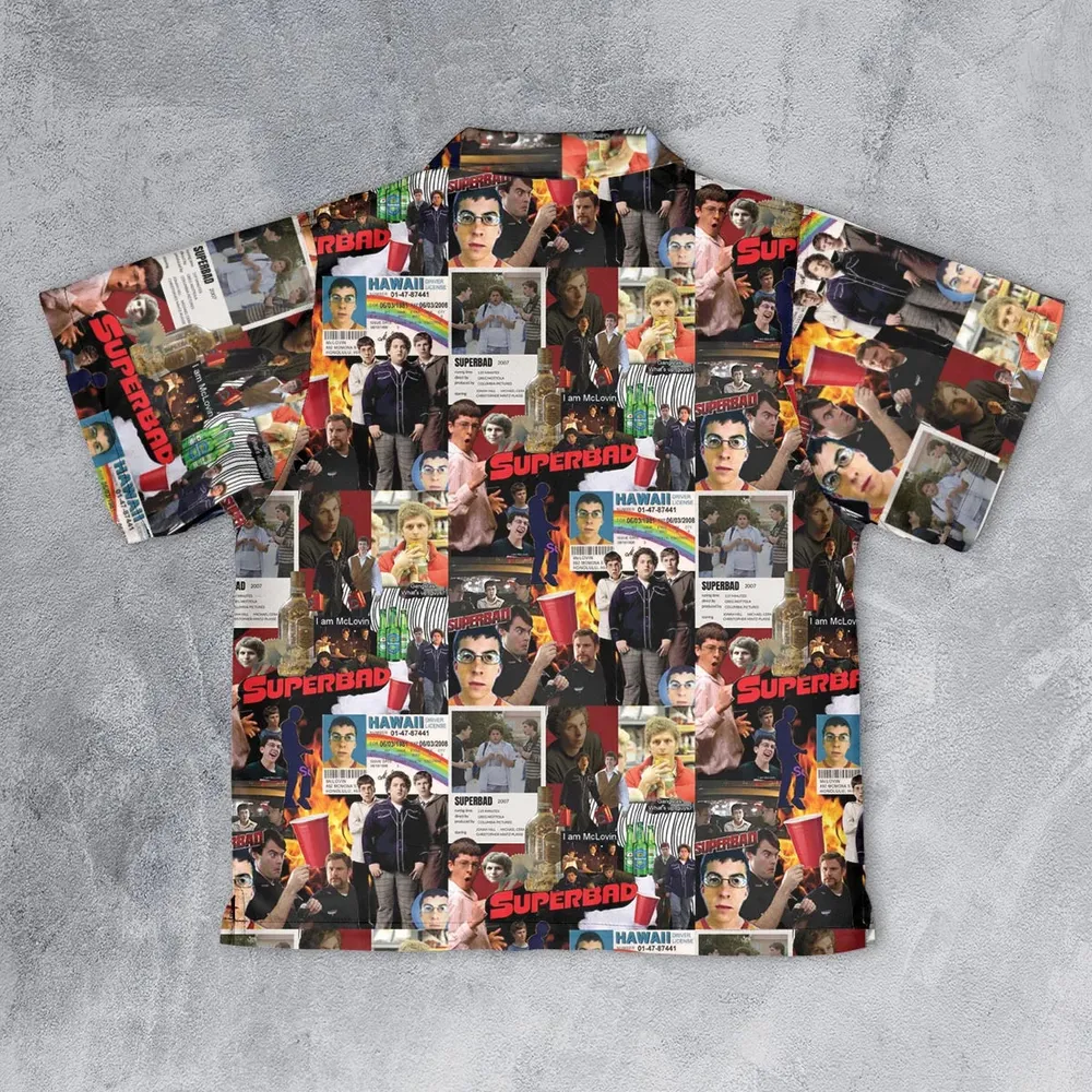 Seth Evan McLovin Superbad Youth Hawaiian Shirt - 2