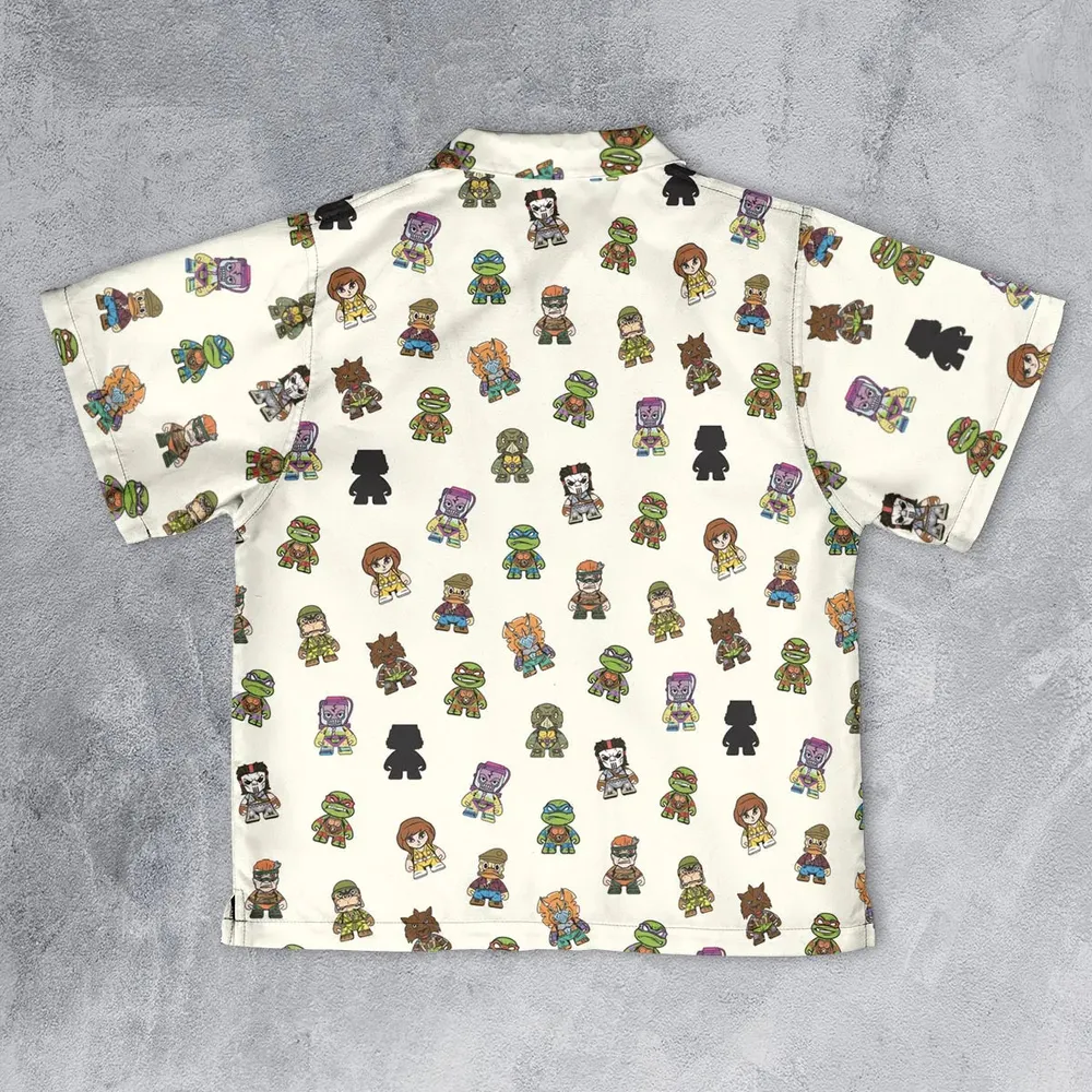 Teenage Mutant Ninja Turtles in Kidrobot style Youth Hawaiian Shirt - 2