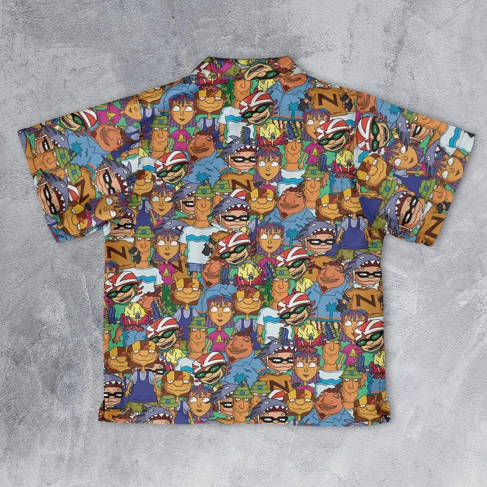 Rocket Power Characters Youth Hawaiian Shirt - 2