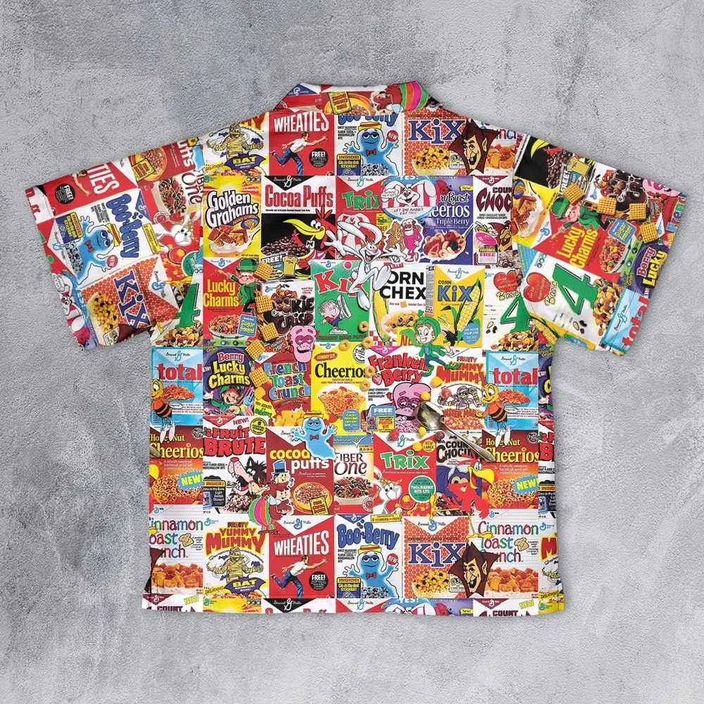 Popular Cereal Boxes Youth Hawaiian Shirt - 2