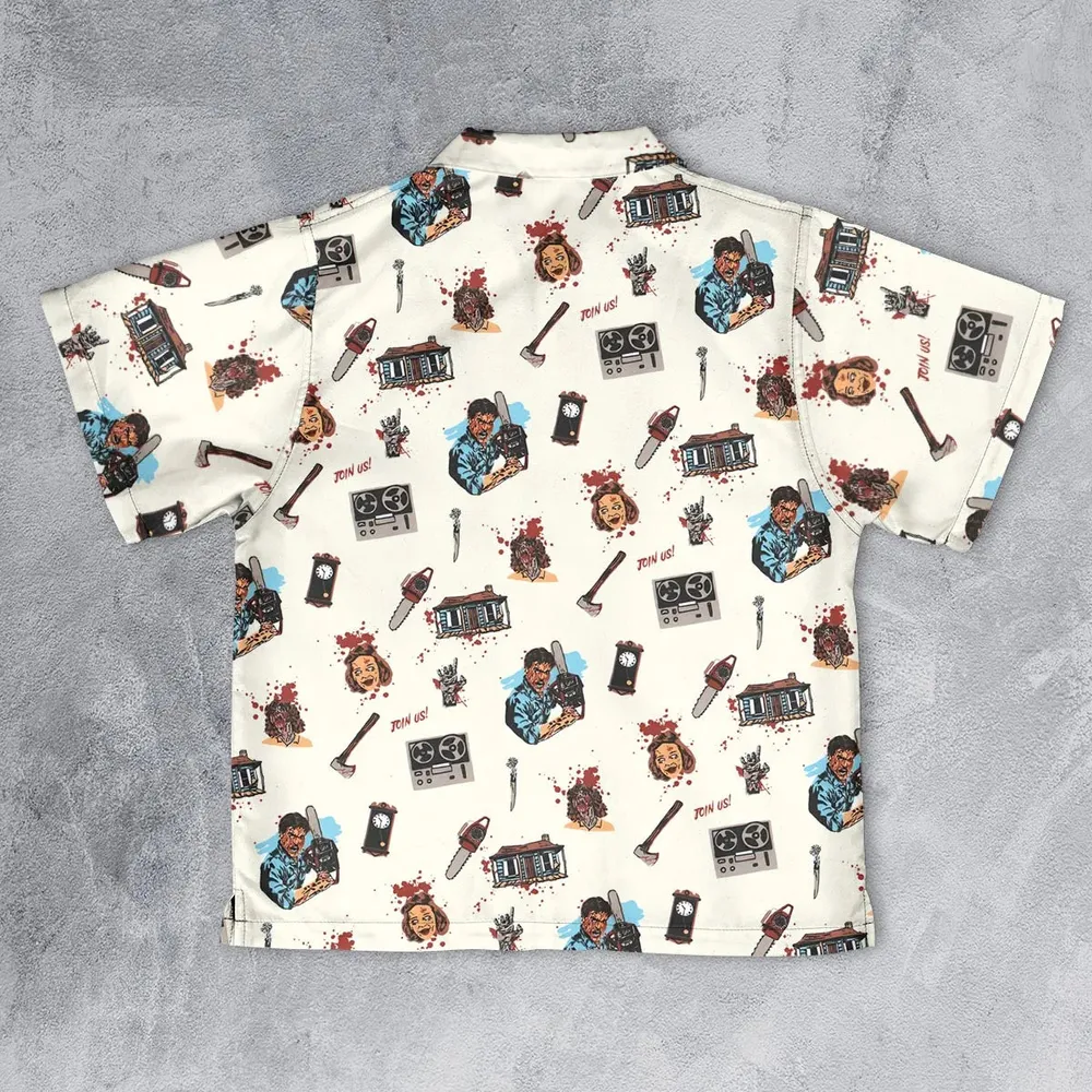 Supernatural Horror Evil Dead Halloween Youth Hawaiian Shirt - 2