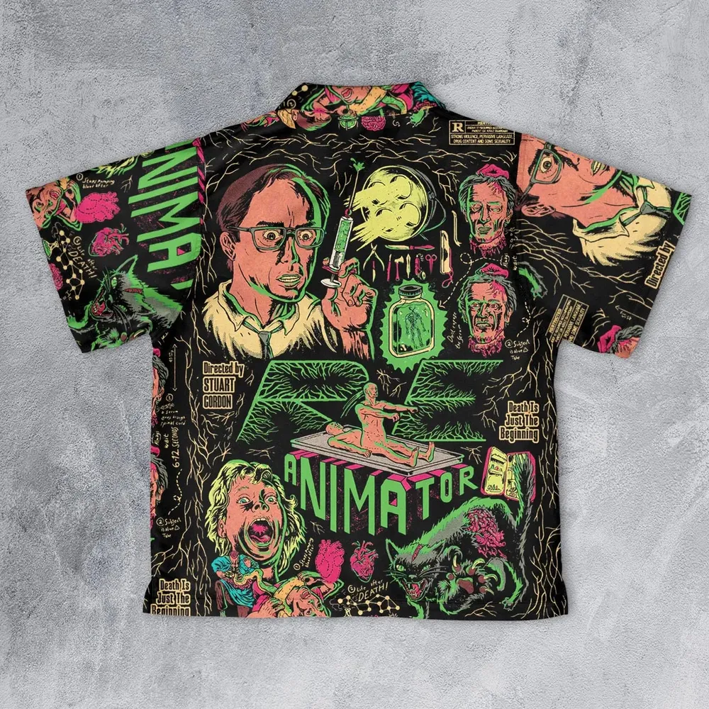 Herbert West–Reanimator Youth Hawaiian Shirt - 2