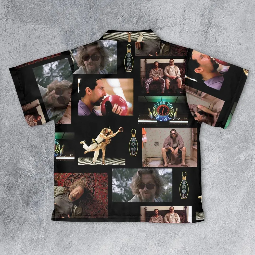 The Big Lebowski Famous Scenes Youth Hawaiian Shirt - 2