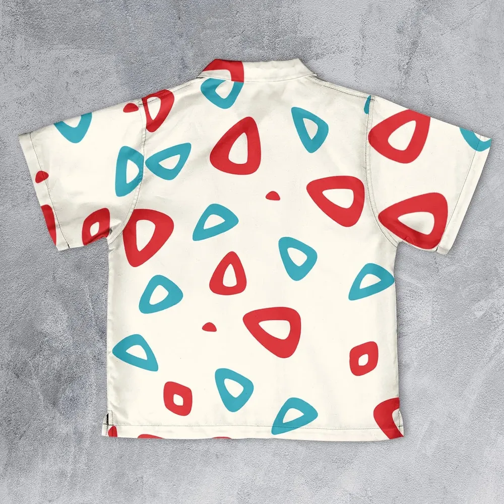 Togepi Pattern Pokemon Youth Hawaiian Shirt - 2