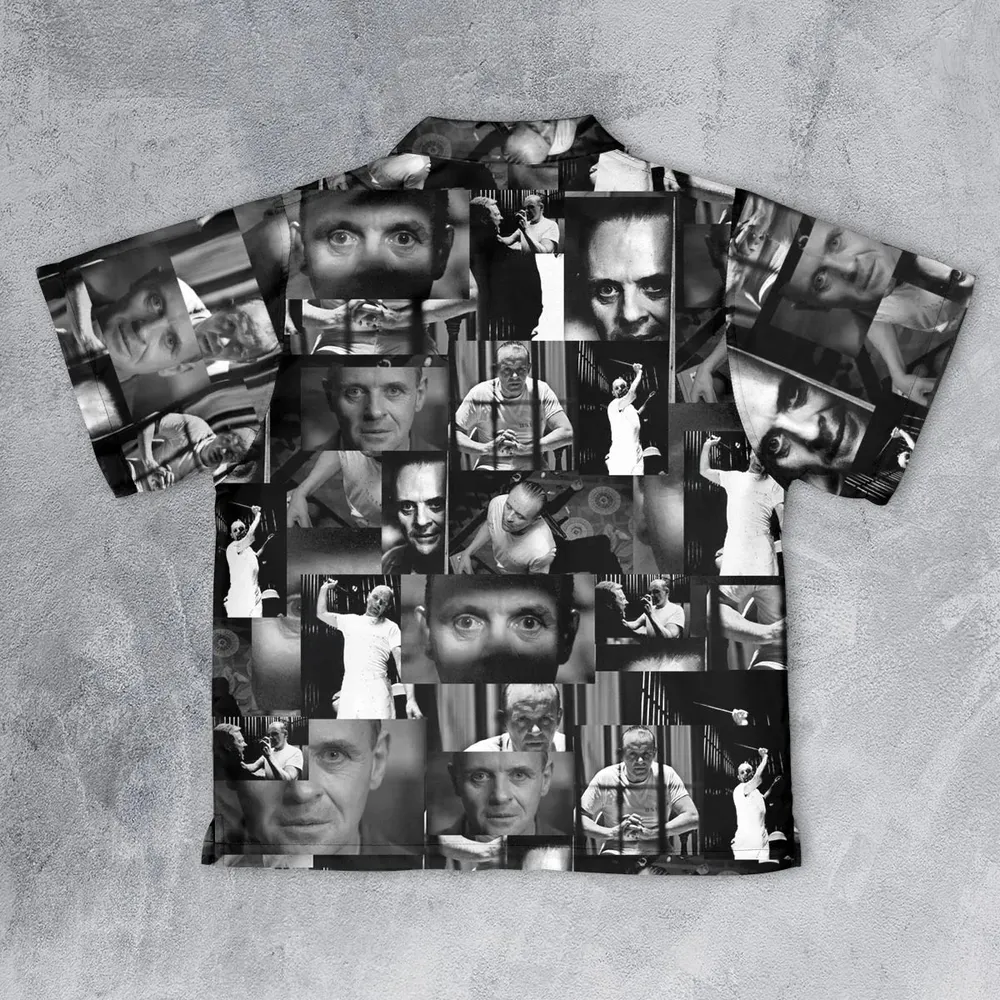 Hannibal Lecter The Silence of the Lambs Youth Hawaiian Shirt - 2