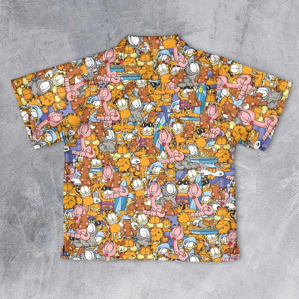 Garfield and Friends Youth Hawaiian Shirt - 2