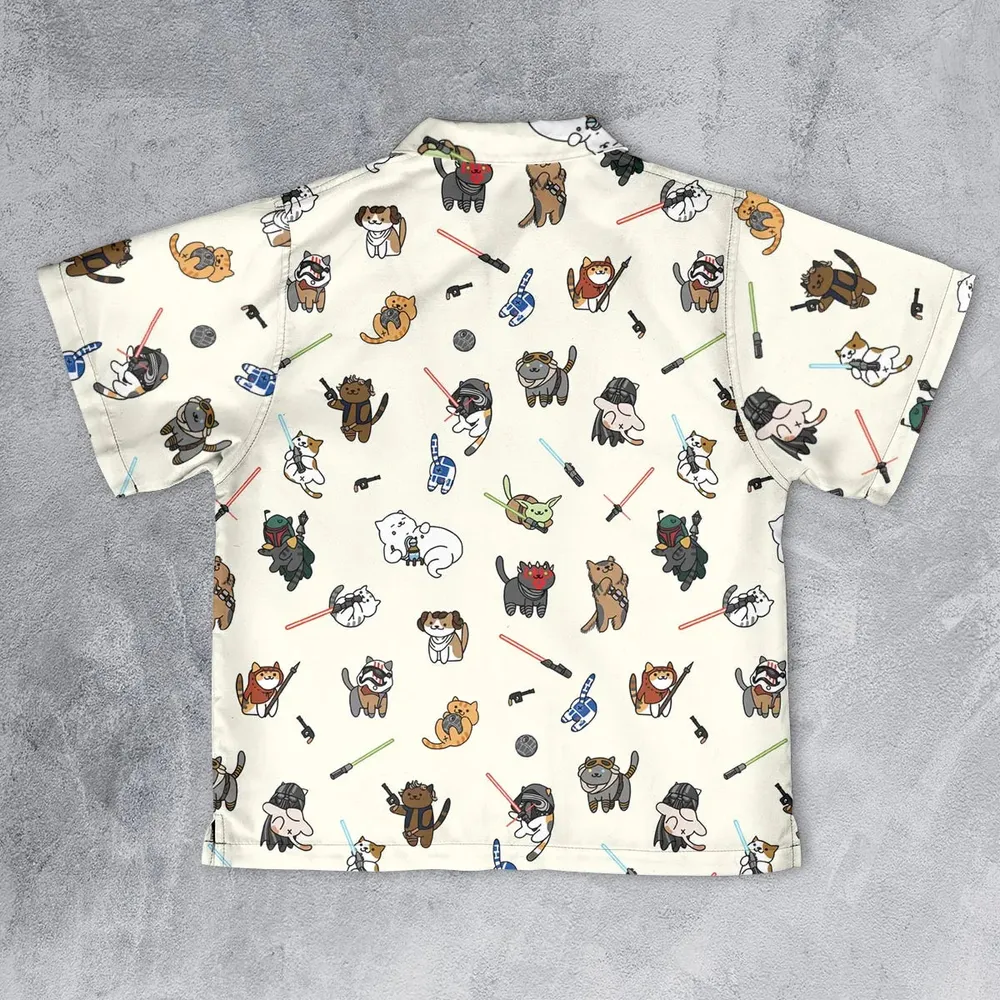 Star Wars Characters as Cats Youth Hawaiian Shirt - 2