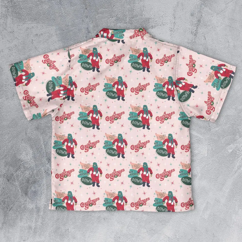 I Can't Put My Arms Down A Christmas Story Youth Hawaiian Shirt - 2