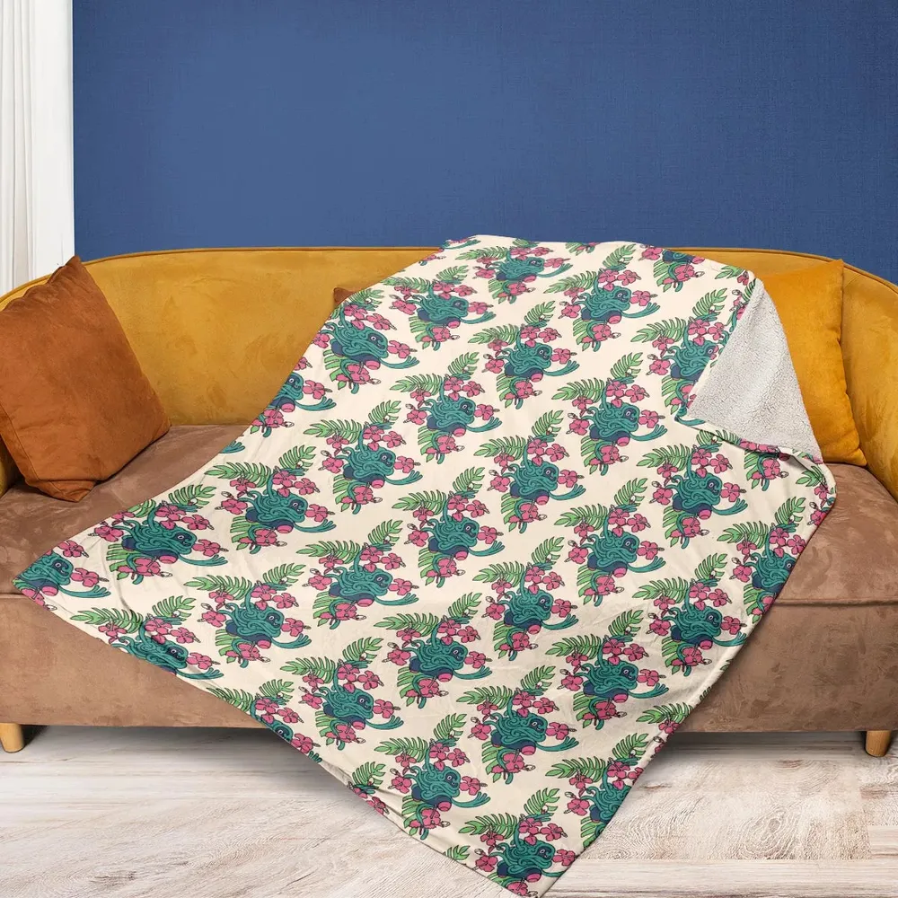Tropical Tangrowth Pokemon Fleece Blanket - 2