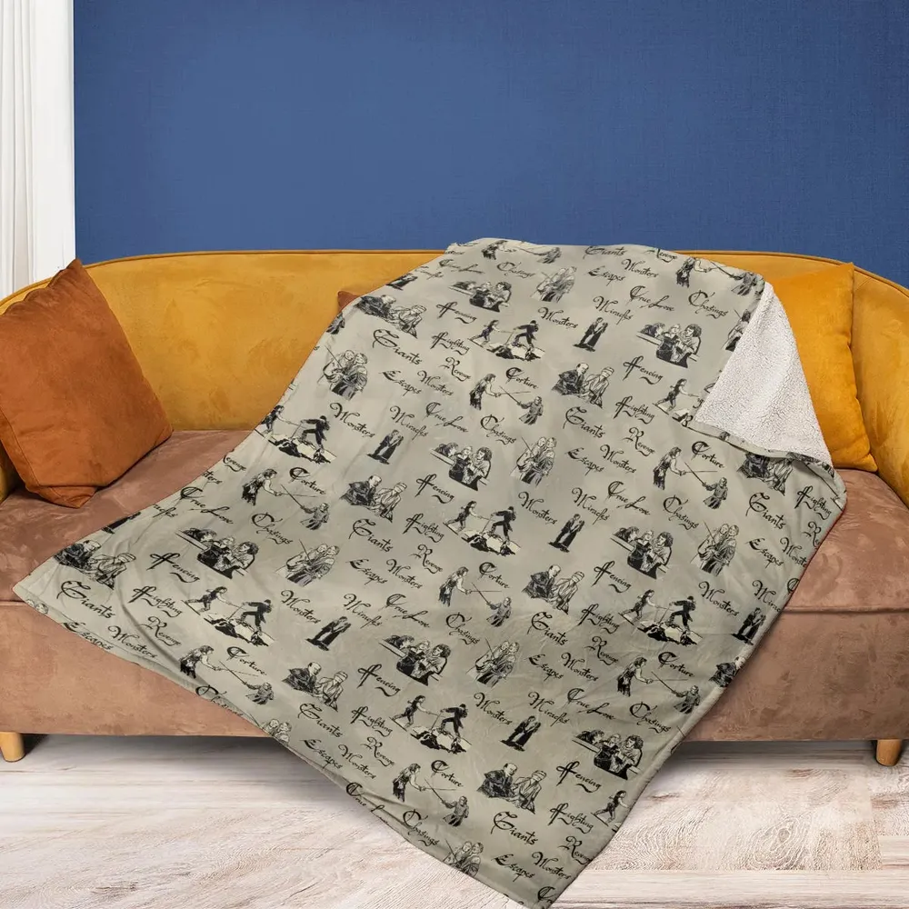 Hencing Fighting The Princess Bride Fleece Blanket - 2
