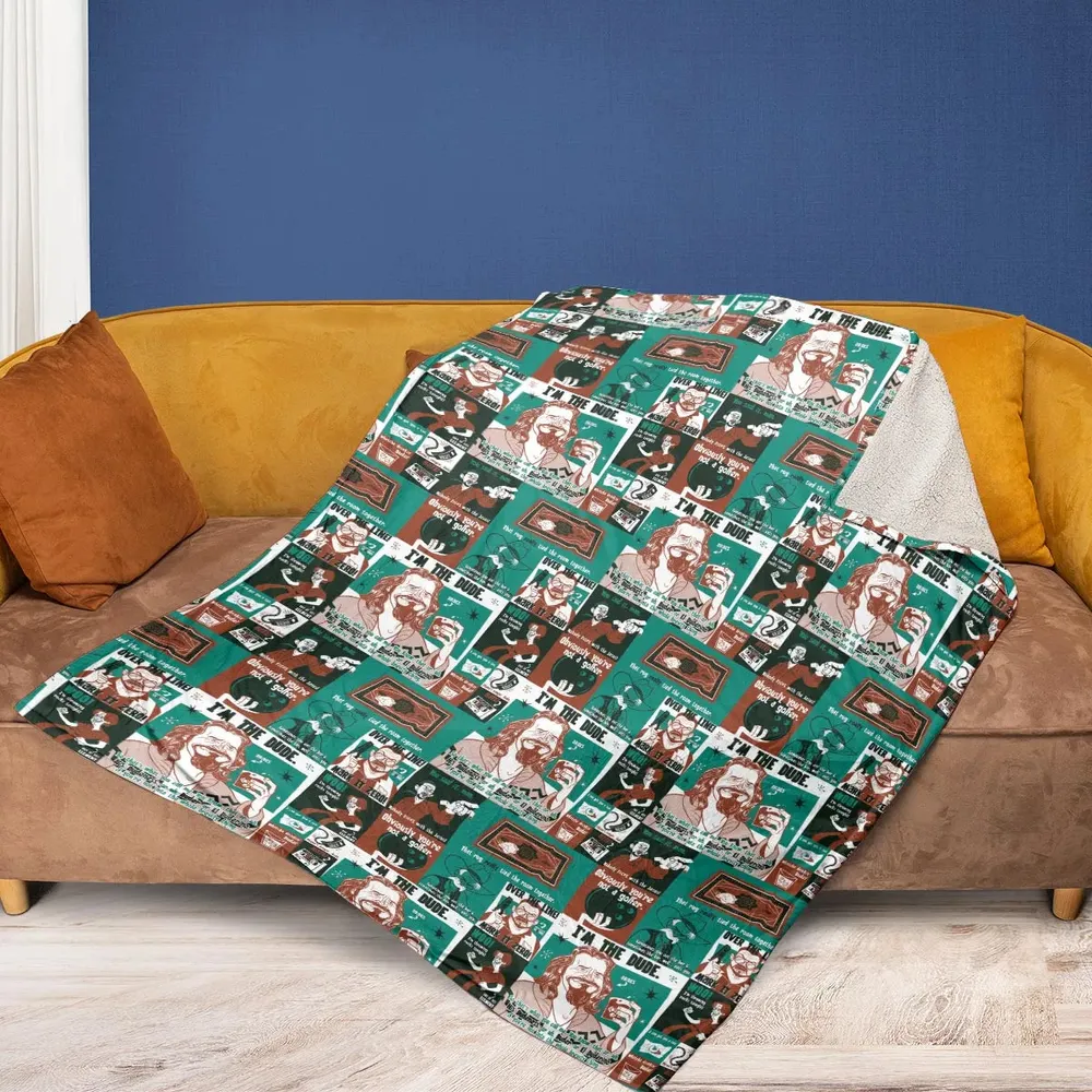 I'm The Dude The Big Lebowski Fleece Blanket - 2