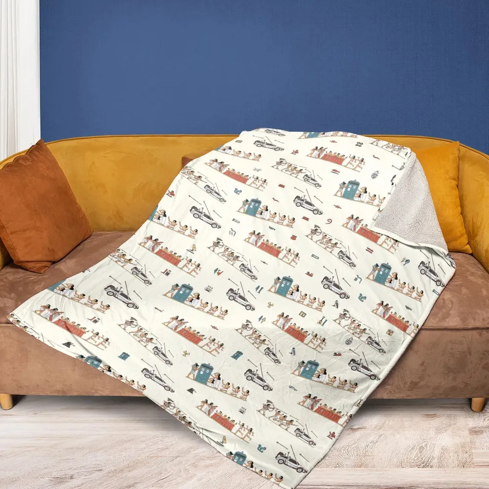 Lost In Egypt Fleece Blanket - 2