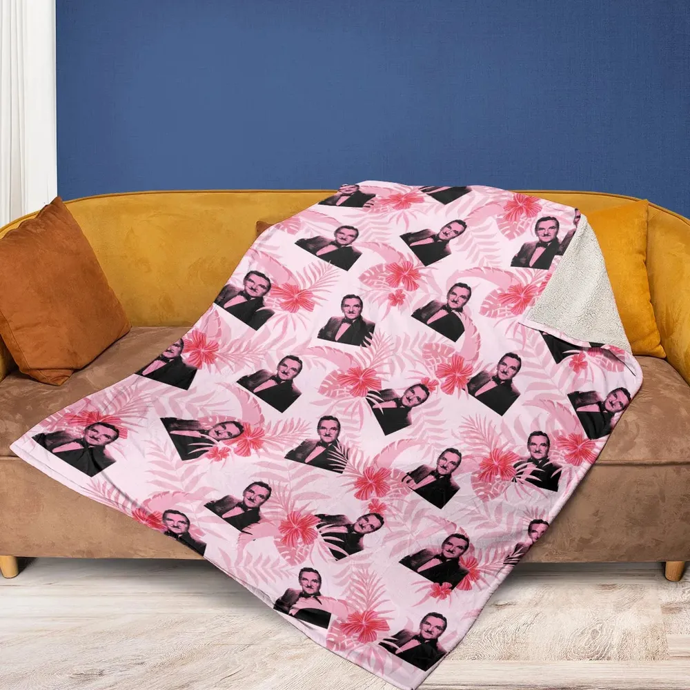 The Andy Griffith Show Pink Pattern Fleece Blanket - 2