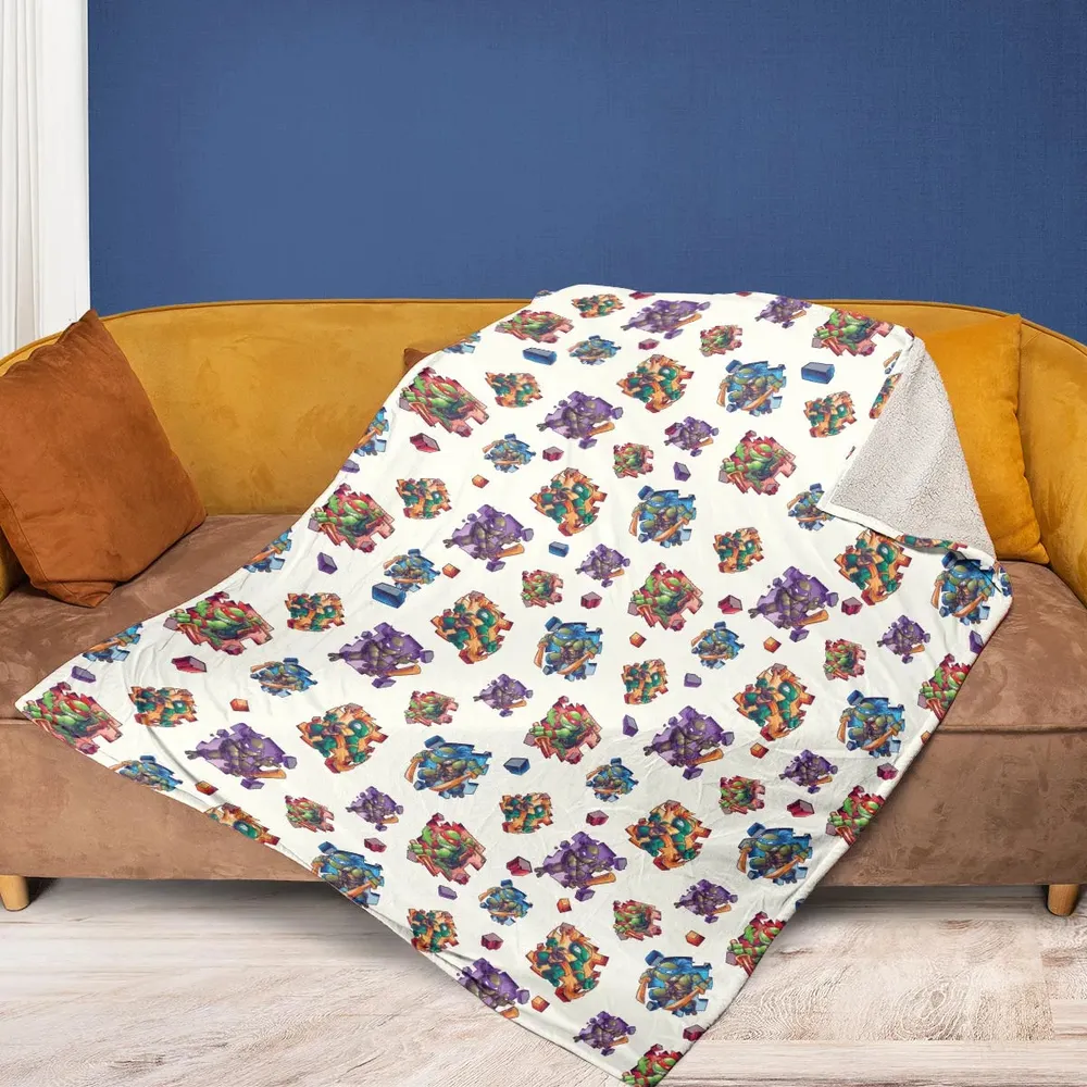 TMNT Break The Wall Fleece Blanket - 2