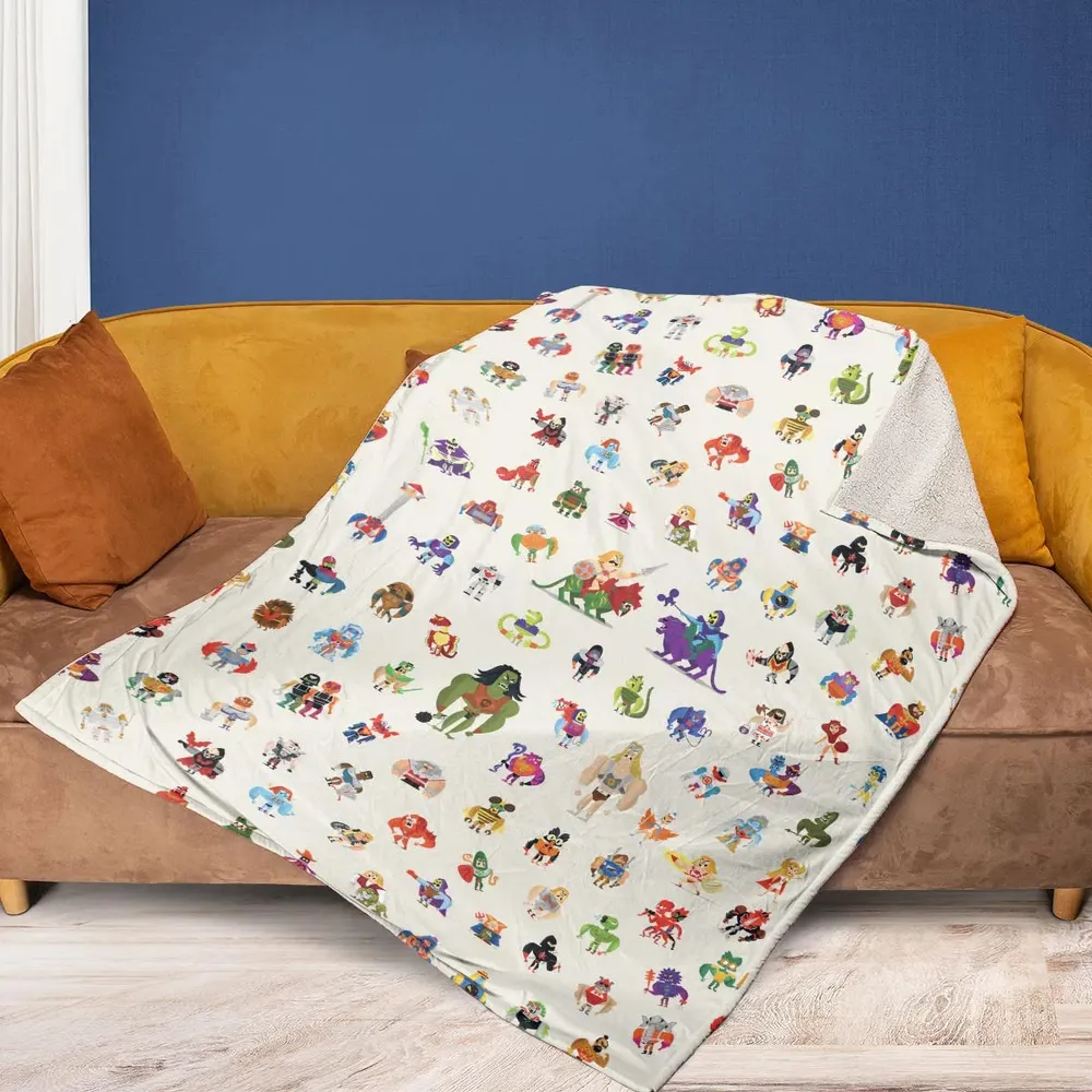He-Man & Masters Of The Universe Characters Pattern Fleece Blanket - 2