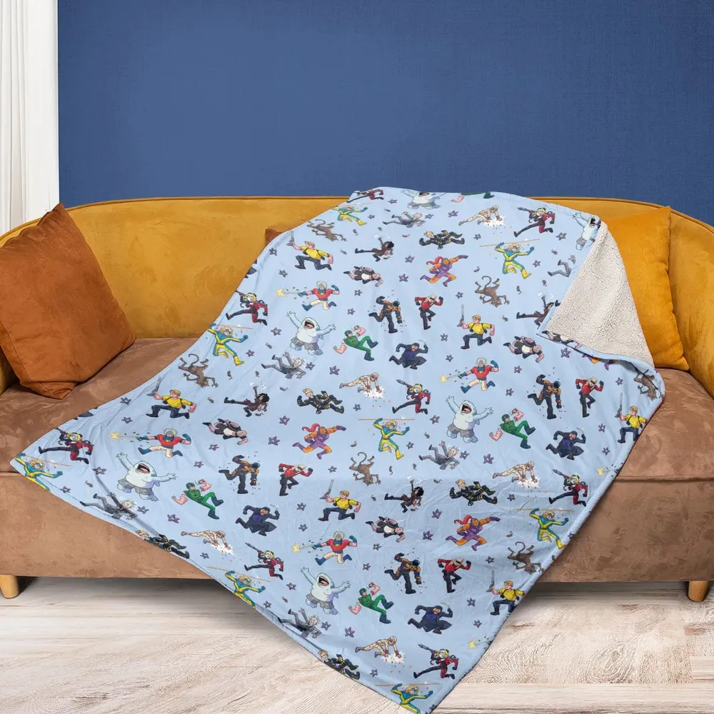 The Suicide Squad Pattern Fleece Blanket - 2
