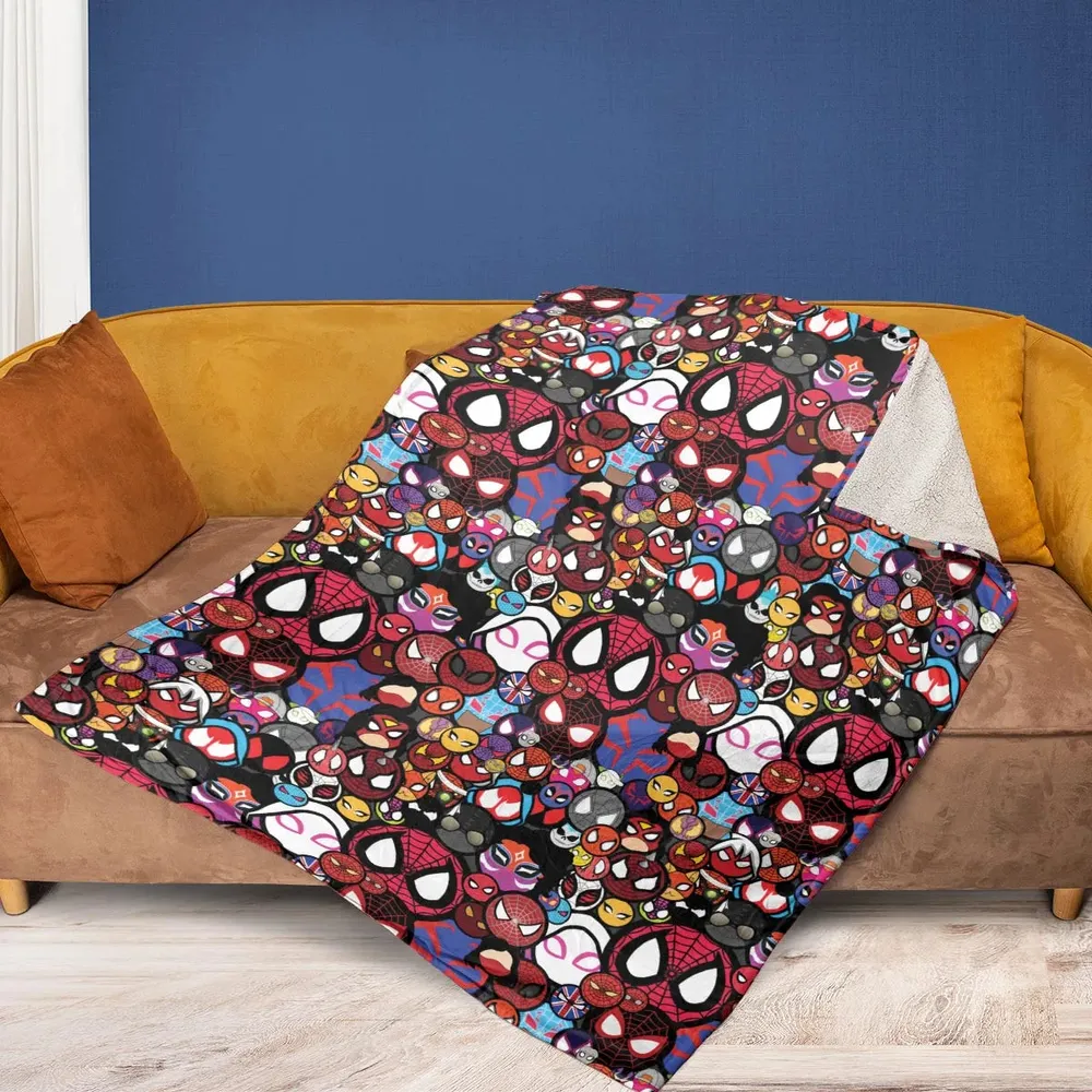 Spide-Mania Spider-Verse Fleece Blanket - 2