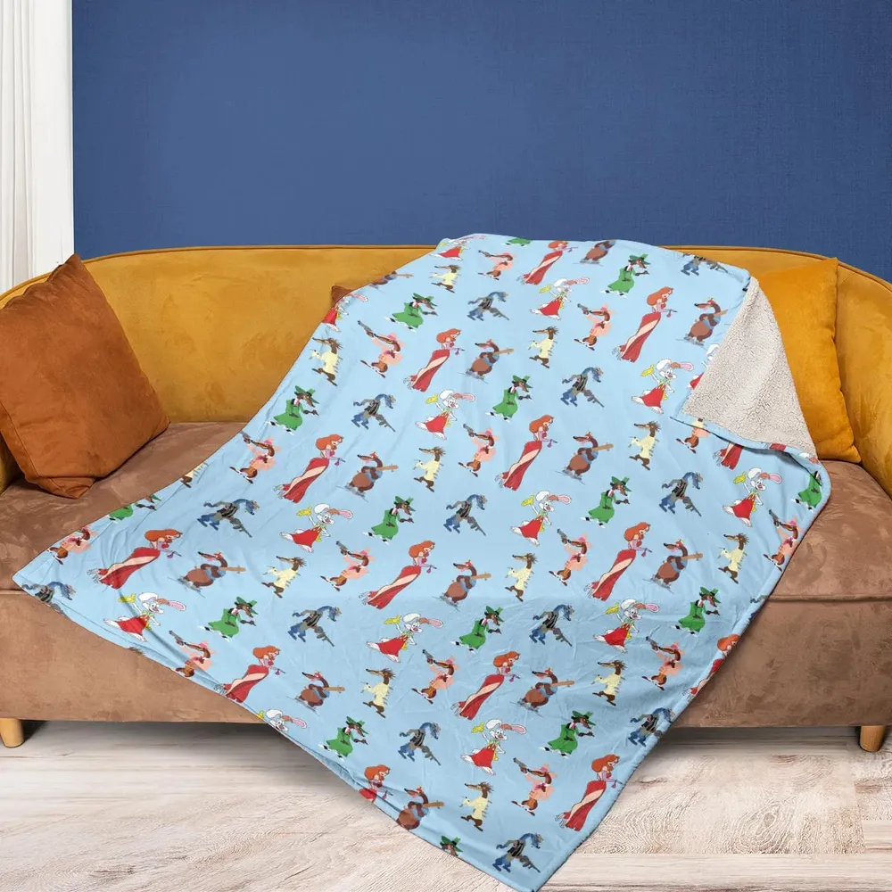 Roger Rabbit Jessica Rabbit The Weasels Who Framed Roger Rabbit Fleece Blanket - 2