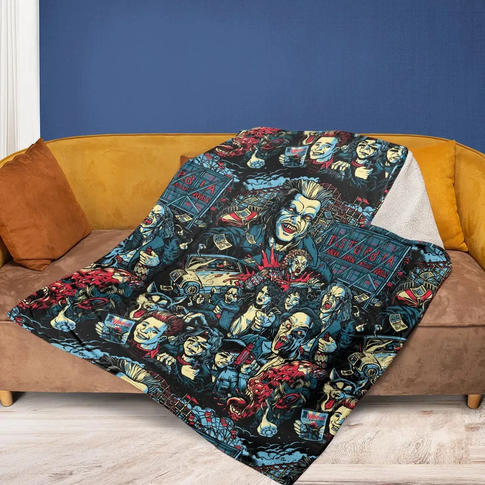 The Lost Boys Eighties Vampire Horror Fleece Blanket - 2