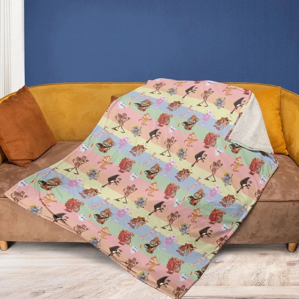 Spooky Monster Mash Cereal Monster Fleece Blanket - 2