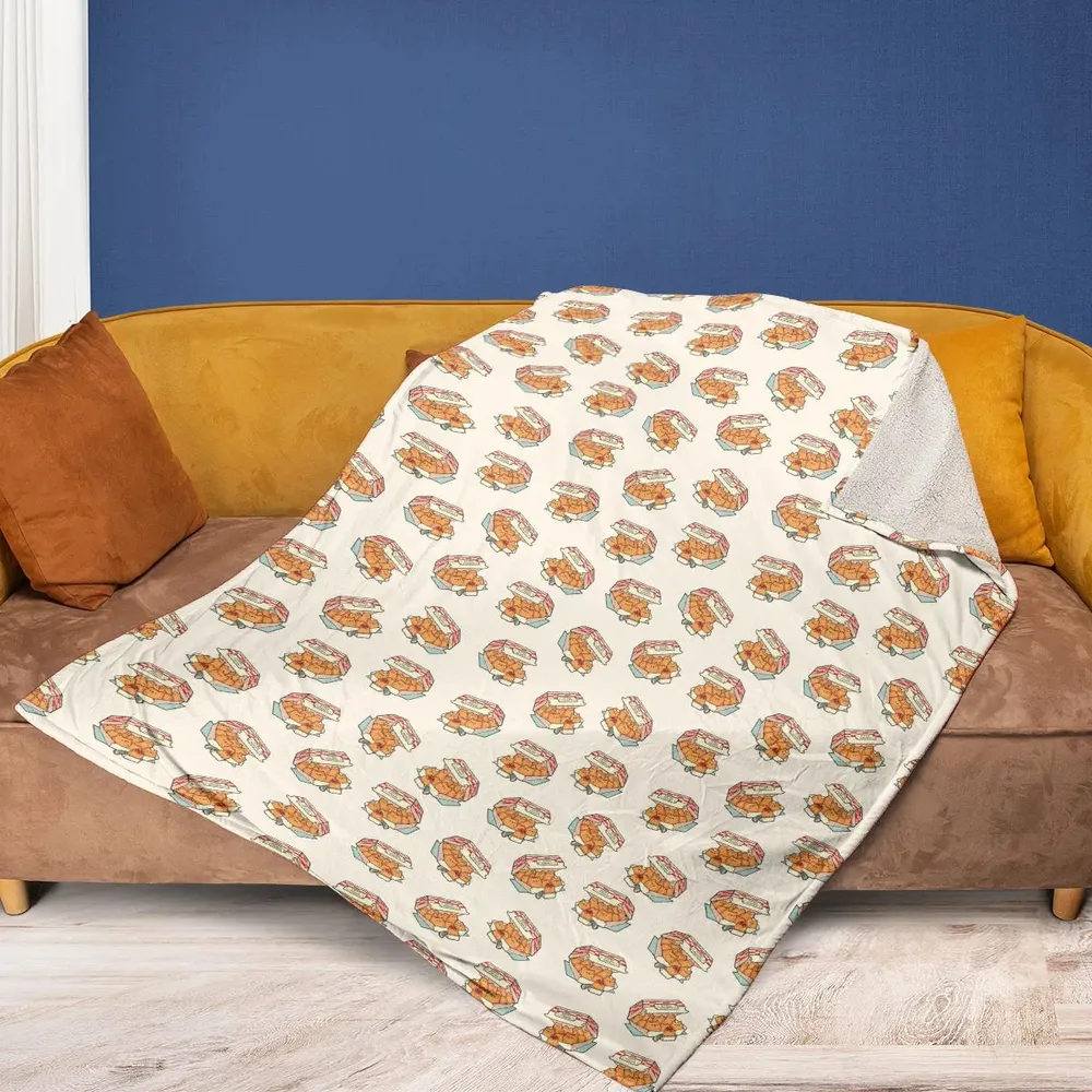 Kitten Nuggets Pattern Fleece Blanket - 2