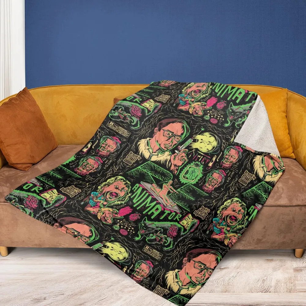 Herbert West–Reanimator Fleece Blanket - 2