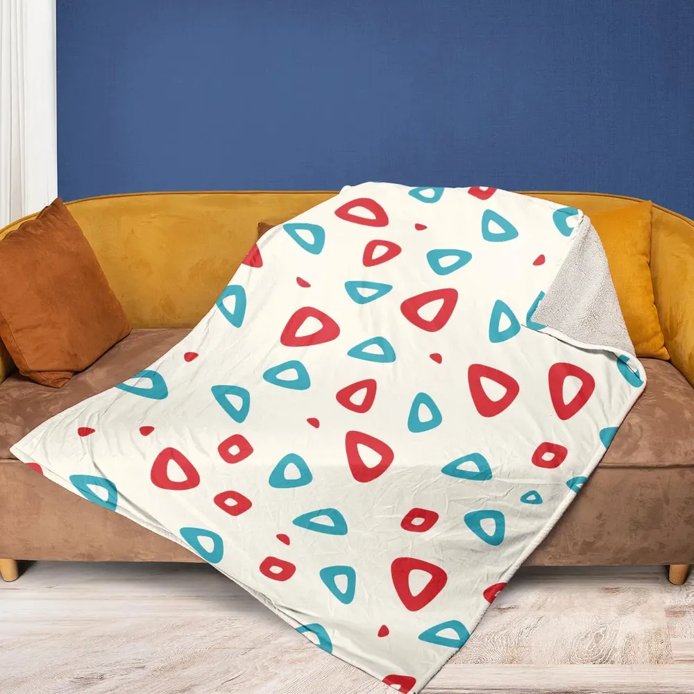 Togepi Pattern Pokemon Fleece Blanket - 2