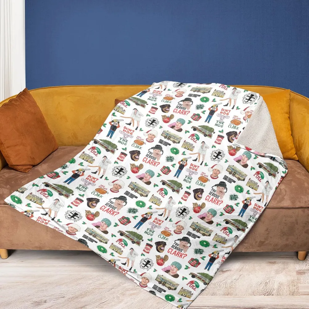 National Lampoon's Christmas Vacation Pattern Fleece Blanket - 2