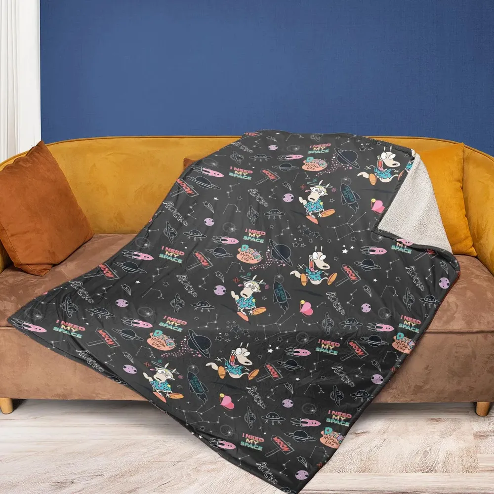 Rocko Space Out Rocko's Modern Life Fleece Blanket - 2