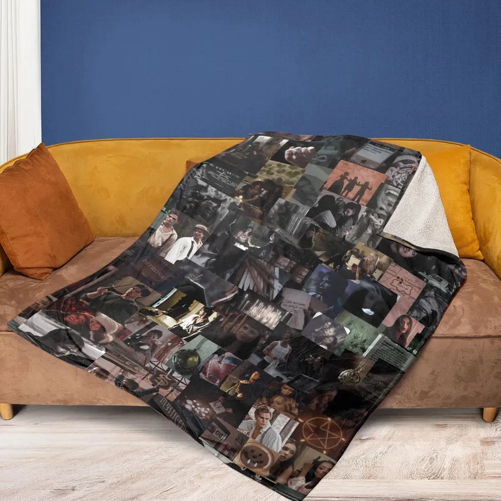Memorable Vampire Moments The Vampire Diary Fleece Blanket - 2