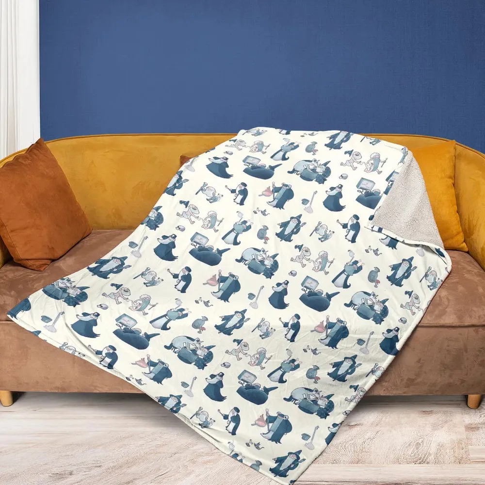 Shared Flat For Wizards Fleece Blanket - 2