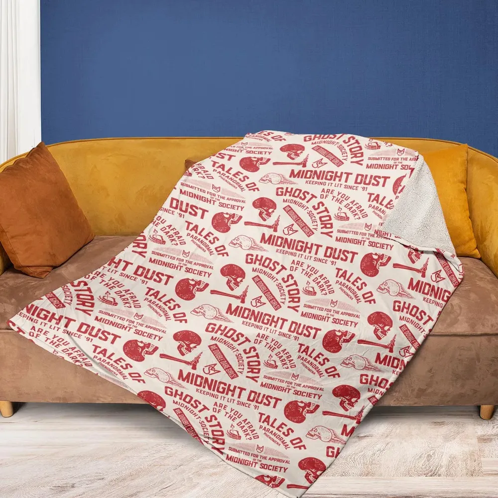 Midnight Dust Are You Afraid Of Dark Fleece Blanket - 2