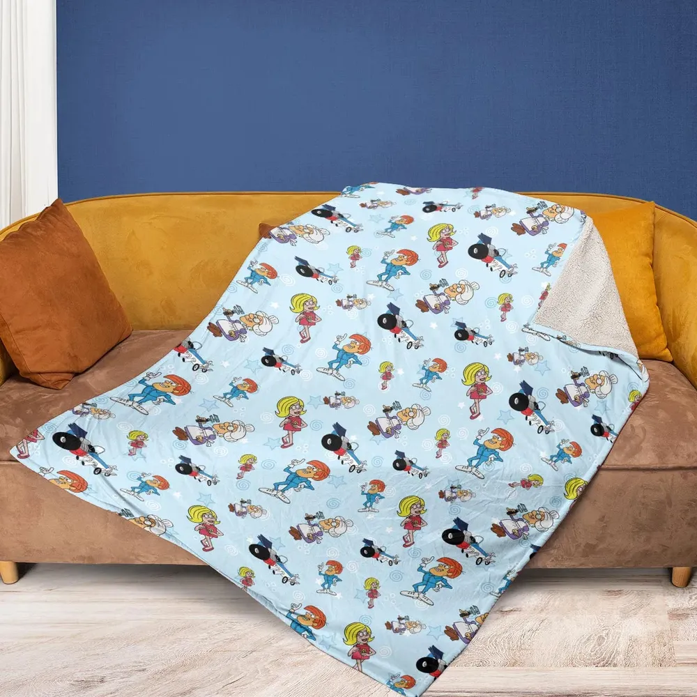 Retro Racer Tom Slick Fleece Blanket - 2