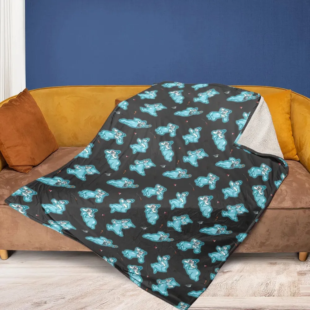 Classic Animated Cartoon Lonesome Ghosts Fleece Blanket - 2
