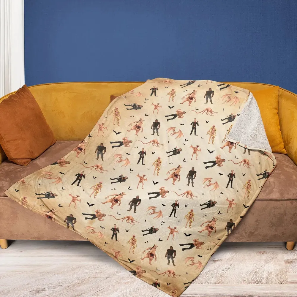 Midnight Madness From Dusk Till Dawn Fleece Blanket - 2