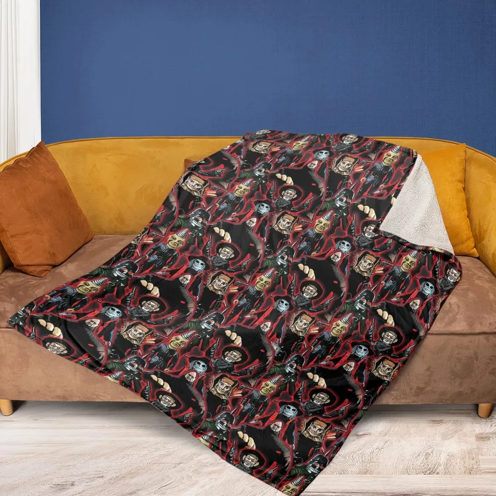 Puppet Master Collage Fleece Blanket - 2