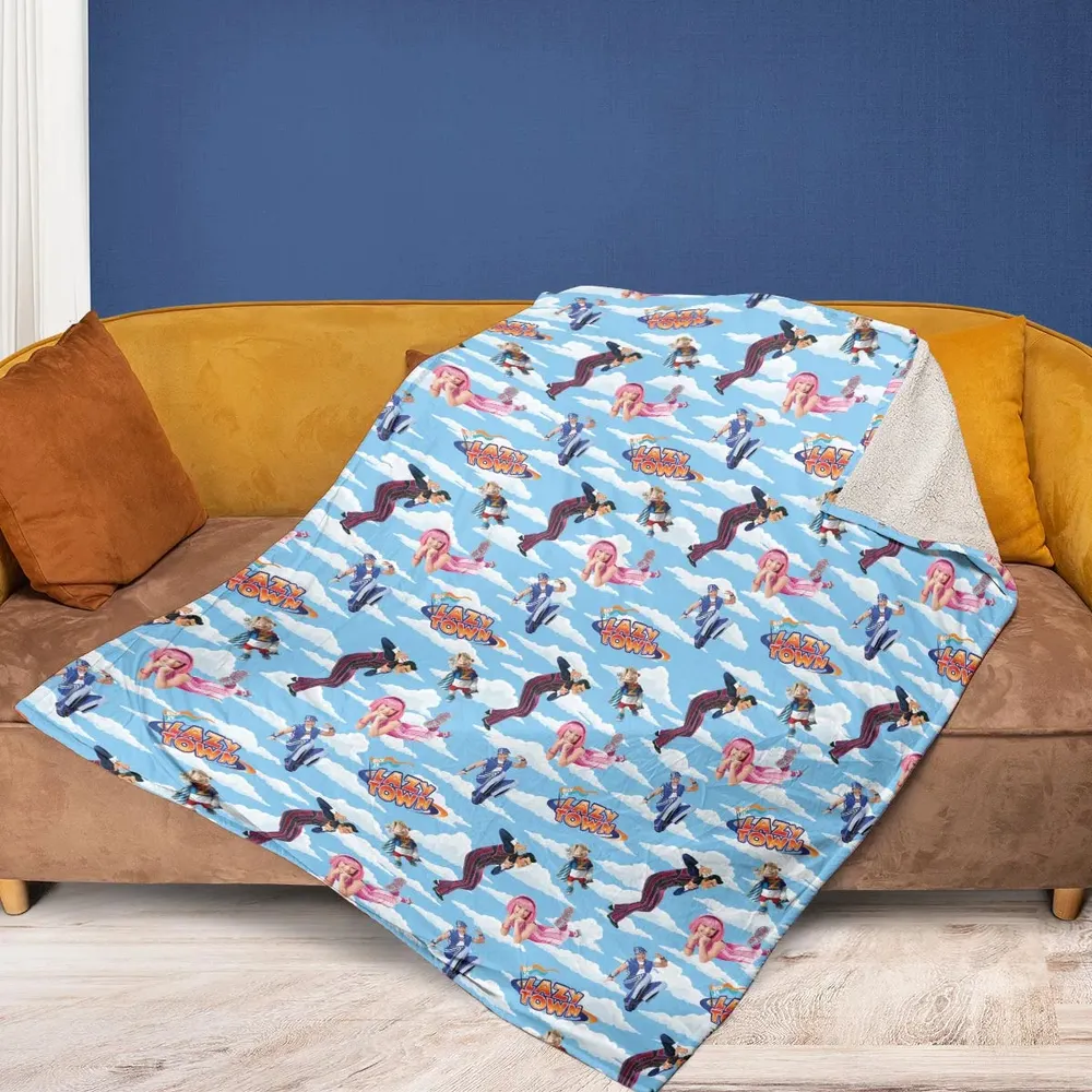 Lazy Town Collage Fleece Blanket - 2